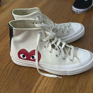 Converse x Comme des Garcons PLAY high tops